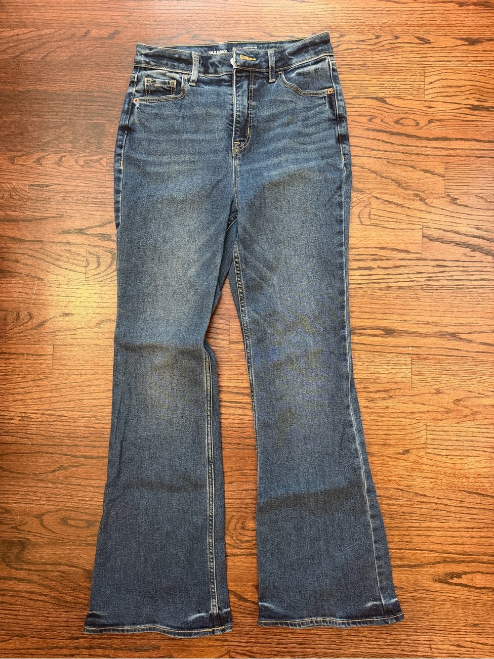 Old Navy Women's Dark Blue Flare Jeans